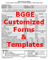 bgge customized forms & templates screenshot